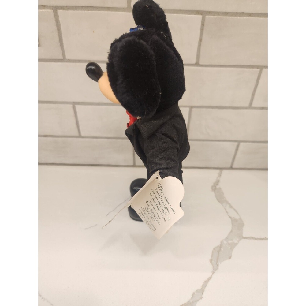 Vintage Applause Disney Mickey Mouse Plush The Enchanted Season Tuxedo Plush NWT - Picture 6 of 11